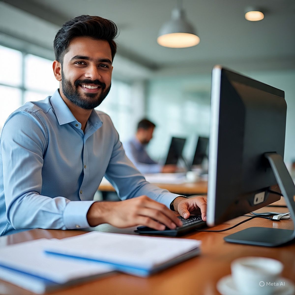 Dedicated offshore accounting team workspace